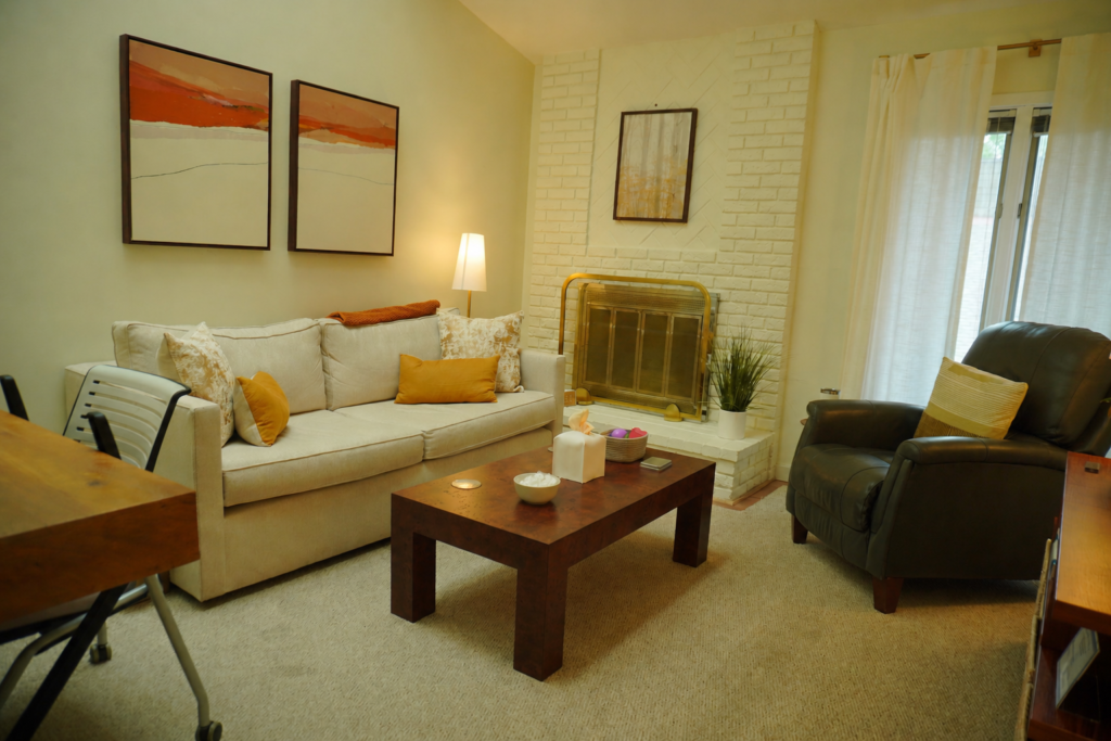 Interior of Luminous Therapy's St. Louis office