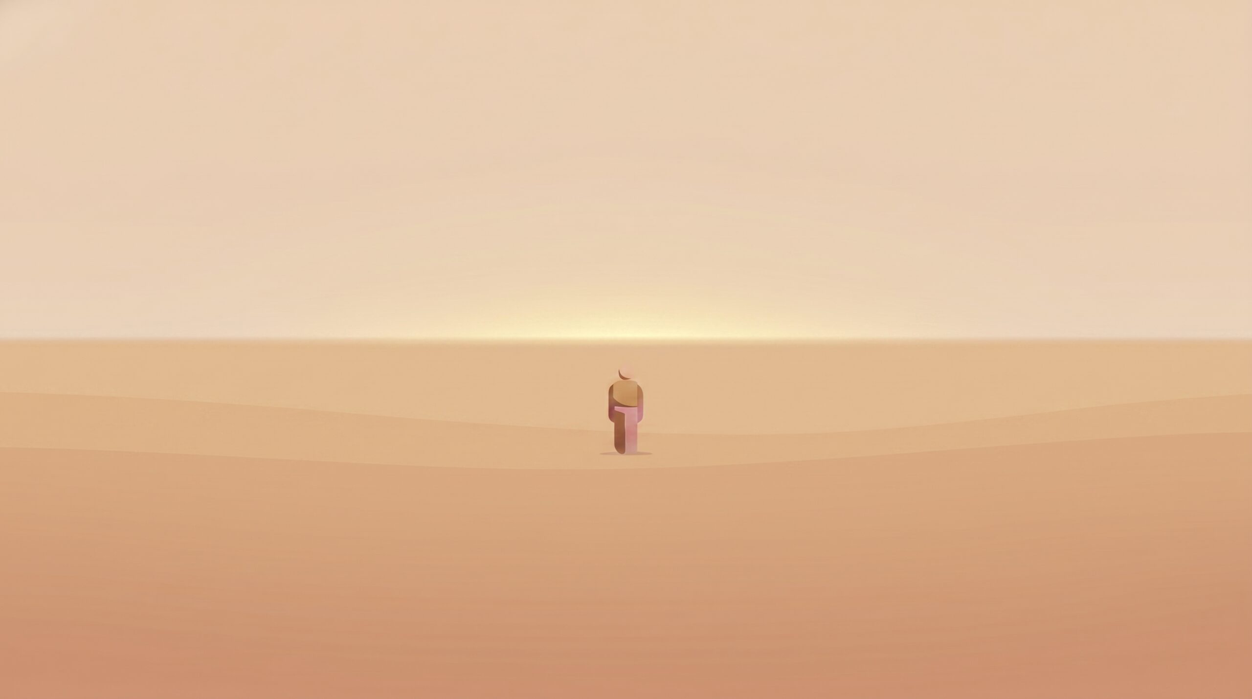 A small lone figure in a vast open field, the loneliness of adult children of emotionally immature parents